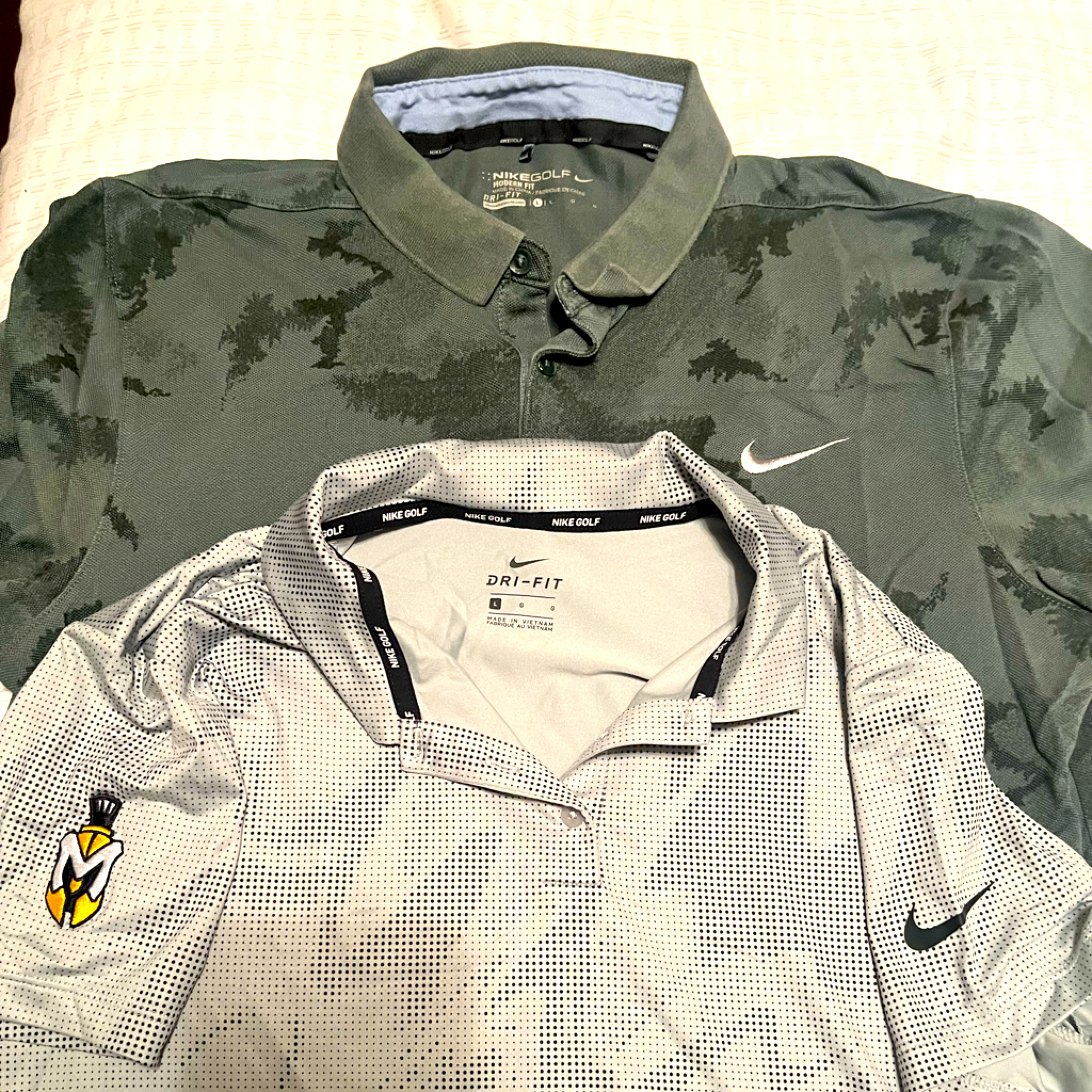 2 Nike Golf Shirts